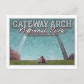 GATEWAY ARCH - ST LOUIS MISSOURI BRIEFKAART (Voorkant)