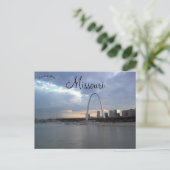 Gateway Arch St. Louis Missouri Briefkaart (Staand voorkant)