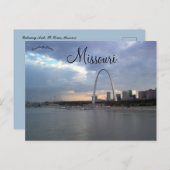 Gateway Arch St. Louis Missouri Briefkaart (Voorkant / Achterkant)