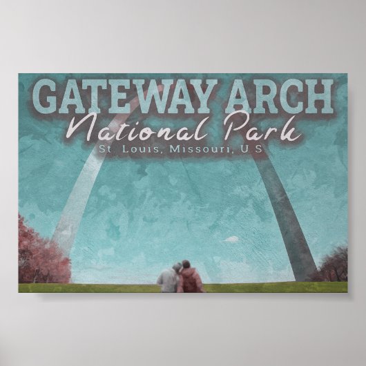 GATEWAY ARCH - ST LOUIS MISSOURI POSTER (Voorkant)