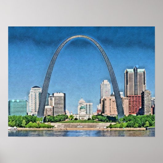 Gateway Arch, St. Louis, Missouri Poster (Voorkant)