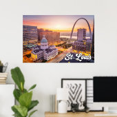 Gateway Arch, St. Louis, Missouri, VS Poster (Thuiskantoor)