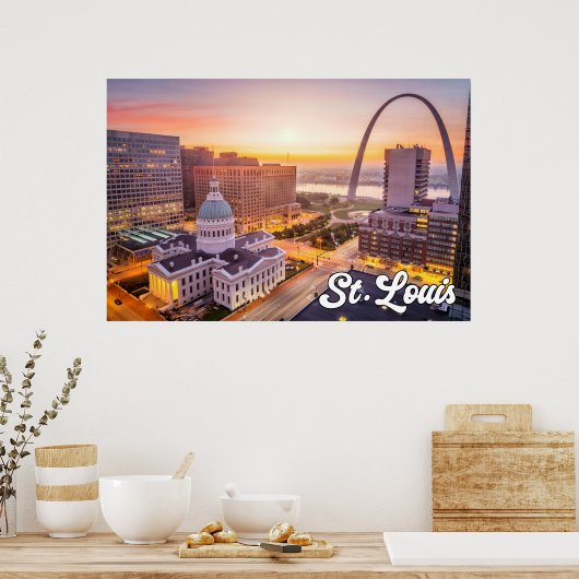 Gateway Arch, St. Louis, Missouri, VS Poster (Keuken)