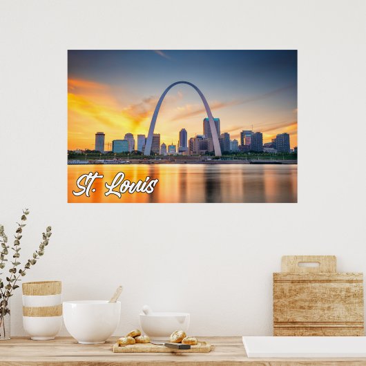 Gateway Arch, St. Louis, Missouri, VS Poster (Keuken)