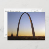 Gateway Arch, St. Louis, MO Briefkaart (Voorkant / Achterkant)