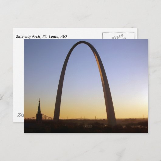 Gateway Arch, St. Louis, MO Briefkaart (Voorkant / Achterkant)