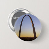 Gateway Arch, St. Louis, MO Ronde Button 5,7 Cm (Voorkant /achterkant)