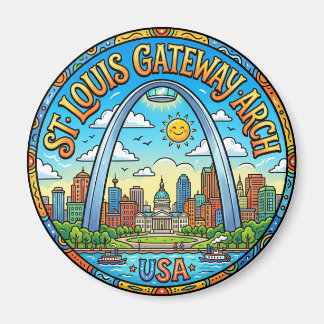 Gateway Arch USA Magneet