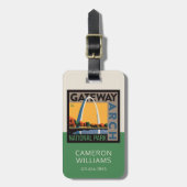gateway-boog | St. Louis, Missouri Bagagelabel (Voorkant verticaal)