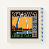 gateway-boog | St. Louis, Missouri Notitieboek (Achterkant)