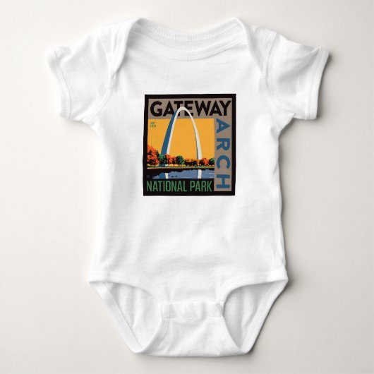 gateway-boog | St. Louis, Missouri Romper (Voorkant)
