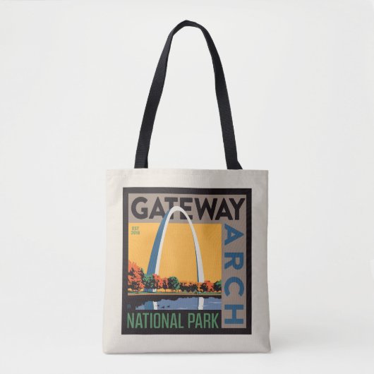 gateway-boog | St. Louis, Missouri Tote Bag (Voorkant)