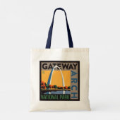 gateway-boog | St. Louis, Missouri Tote Bag (Achterkant)