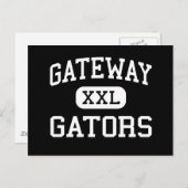 Gateway - Gators - High - Monroeville Pennsylvania Briefkaart (Voorkant / Achterkant)