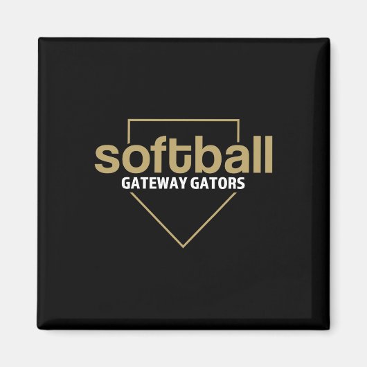 Gateway Gators Softll Thuisplaat Magneet (Voorkant)