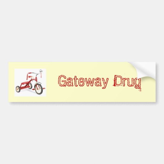 Gateway-geneesmiddel Bumpersticker (Voorkant)