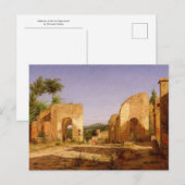 Gateway in de Via Sepulcralis van Christen Kobke Briefkaart (Voorkant / Achterkant)