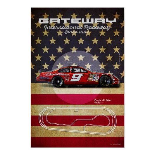 Gateway International Raceway Perfect Poster (Voorkant)