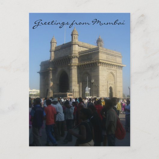 gateway mumbai briefkaart (Voorkant)