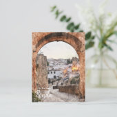 Gateway naar Ronda Spanje Briefkaart (Staand voorkant)