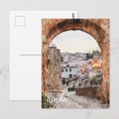 Gateway naar Ronda Spanje Briefkaart (Voorkant / Achterkant)