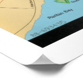 Gateway National Recreational Area Kaart (1988) NY Poster (Hoek)