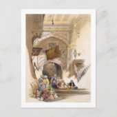 Gateway of a Bazaar, Grand Cairo, pub. 1846 (litho Briefkaart (Voorkant)