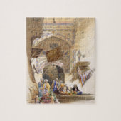 Gateway of a Bazaar, Grand Cairo, pub. 1846 (litho Legpuzzel (Verticaal)
