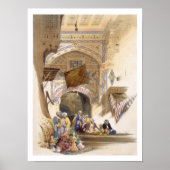 Gateway of a Bazaar, Grand Cairo, pub. 1846 (litho Poster (Voorkant)