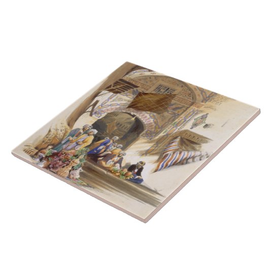 Gateway of a Bazaar, Grand Cairo, pub. 1846 (litho Tegeltje (Zijkant)