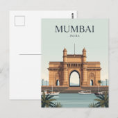 Gateway of India Briefkaart (Voorkant / Achterkant)