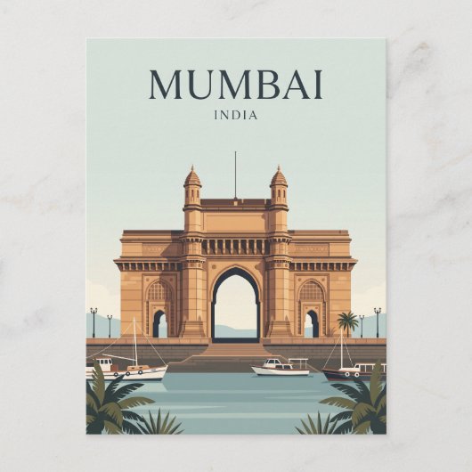 Gateway of India Briefkaart (Voorkant)