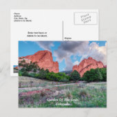 Gateway Rocks Garden of Gods Briefkaart (Voorkant / Achterkant)