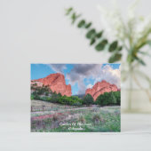 Gateway Rocks Garden of Gods Briefkaart (Staand voorkant)