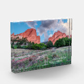 Gateway Rocks Garden of Gods Photo Block Fotoblokken (Links)