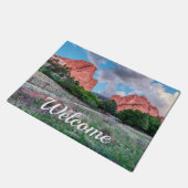 Gateway Rocks Garden of Gods Welcome Doormat Deurmat (Schuin)