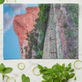 Gateway Rocks Garden of the Gods Kitchen Towel Theedoek (Gevouwen)
