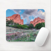 Gateway Rocks Garden van de gods Mousepad Muismat (Met muis)