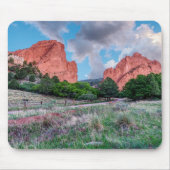 Gateway Rocks Garden van de gods Mousepad Muismat (Voorkant)