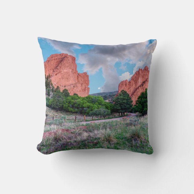 Gateway Rocks Garden van de Gods Pillow Kussen (Voorkant)