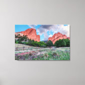 Gateway Rocks Garden van het Gods Canvas (Voorkant)