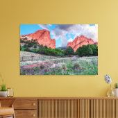 Gateway Rocks Garden van het Gods Canvas Afdruk (Insitu (Woonkamer))