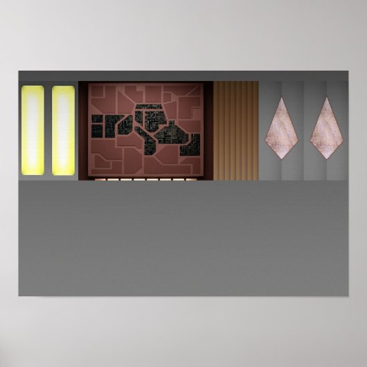 Gateway room diorama poster (Voorkant)