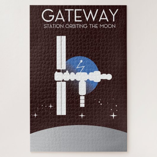 Gateway - Station rond de maan Legpuzzel (Verticaal)