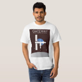 Gateway - Station rond de maan T-shirt (Voorkant volledig)