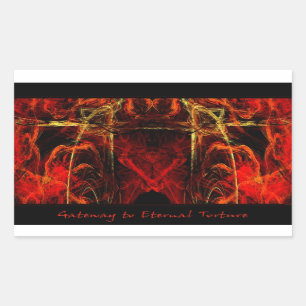 Gateway to Eternal Torture Rechthoekige Sticker