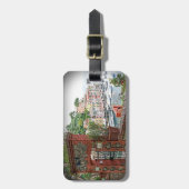 Gateway to Paradise in Portofino, Italië Bagagelabel (Voorkant verticaal)