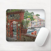 Gateway to Paradise - Portofino, Italië Mousepad Muismat (Met muis)