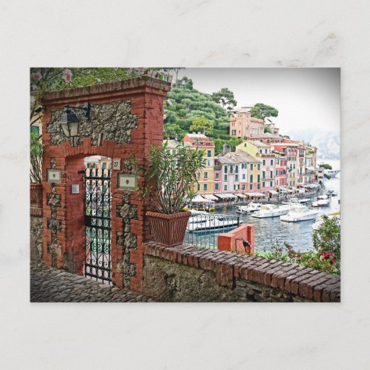 Gateway to Portofino, Italia Briefkaart (Voorkant)