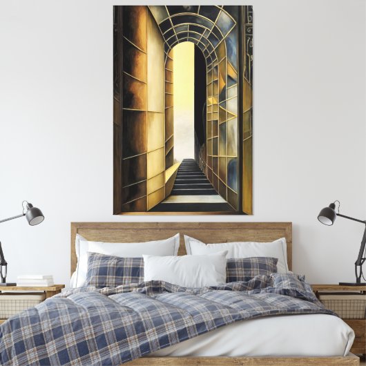 Gateway to the Unknown Canvas Afdruk (Insitu (Slaapkamer))